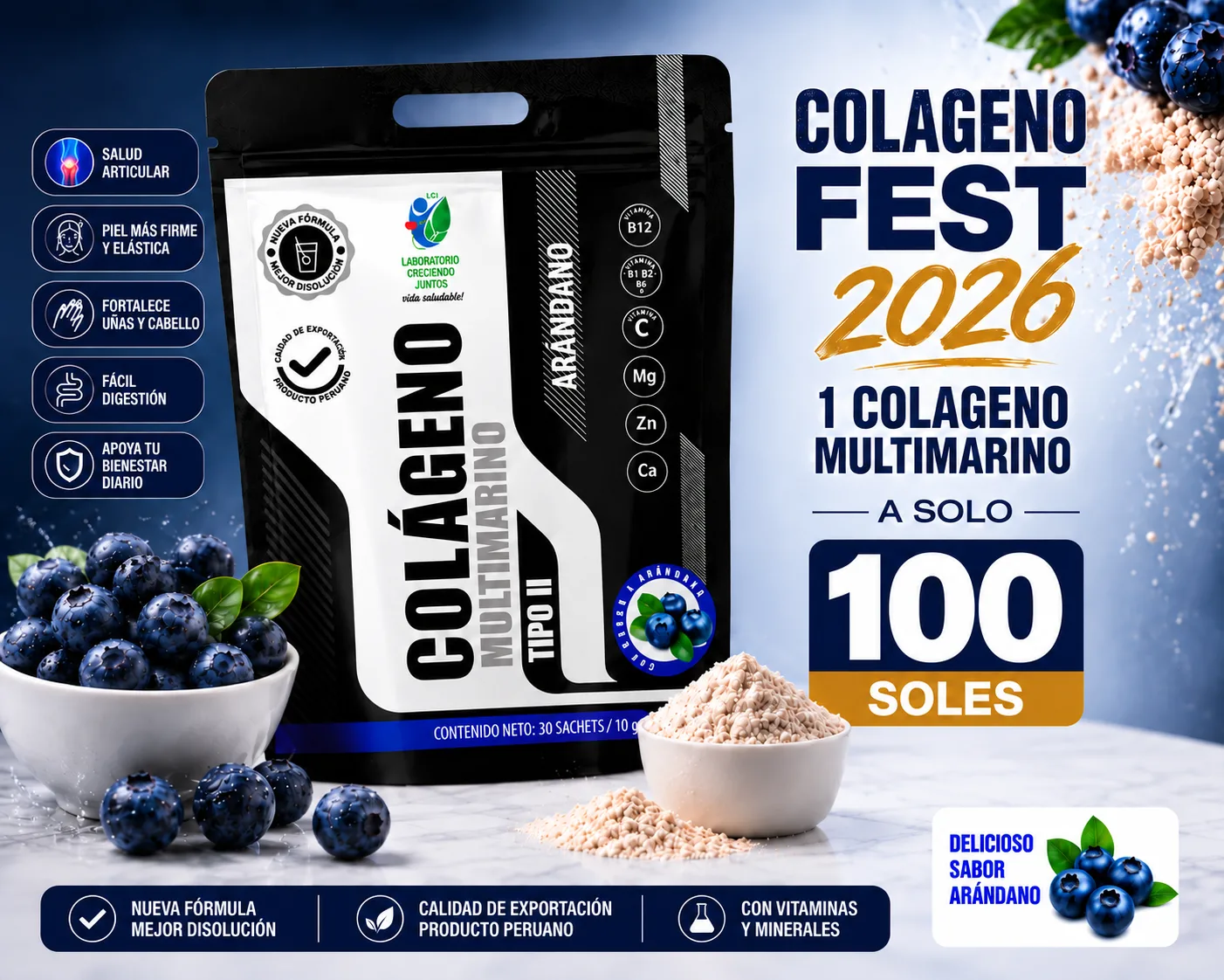 COLAGENO MULTIMARINO TIPO II