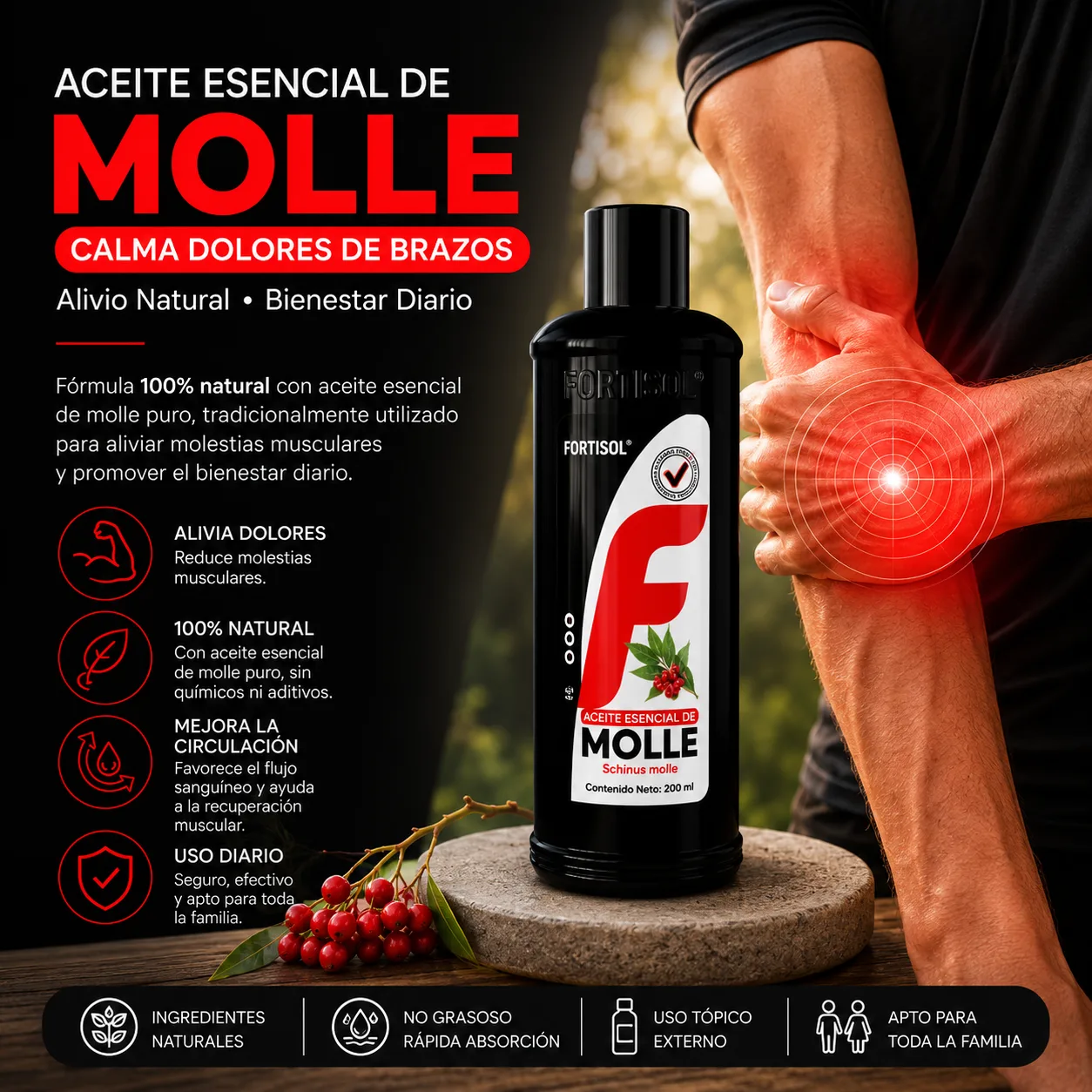Ingredientes naturales activos de Fortisol