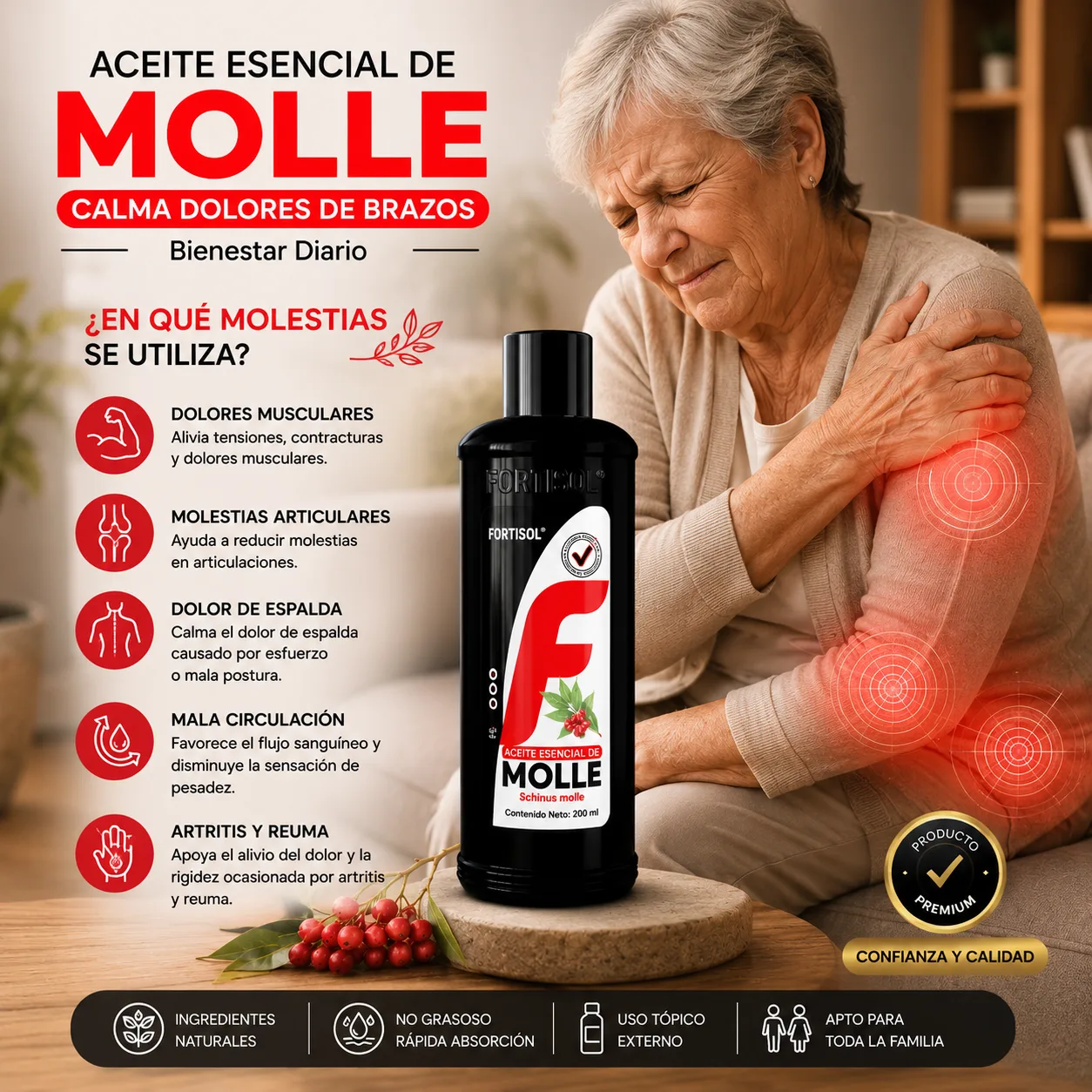 Aplicación focalizada de Fortisol